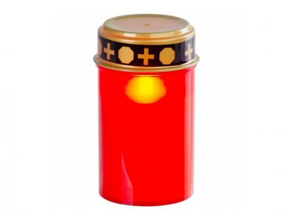 Svíčka LED hřbitovní MagicHome TG-10 Red