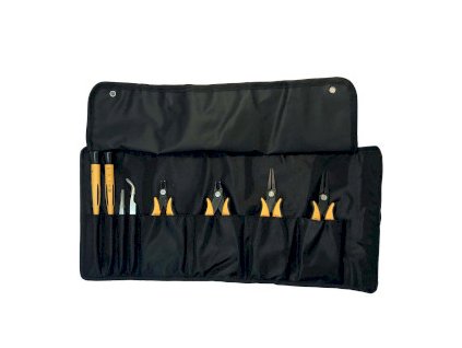 Sada 8 kusů různých ručních nástrojů (2 pinzety, 2 řezačky, 2 kleště a 2 šroubováky) Piergiacomi PG-KIT8-1
