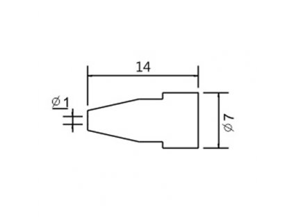 Hrot N5-6/ZD553 pr.1.0mm (ZD-8915)