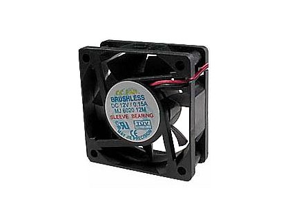 Ventilátor 60x60x20mm 12V/0,13A 3900 ot/min