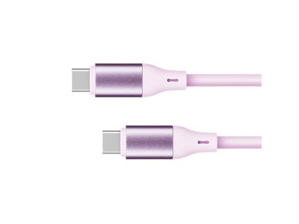Kabel KRUGER & MATZ KM1269-1P Basic USB-C/USB-C 1m Pink