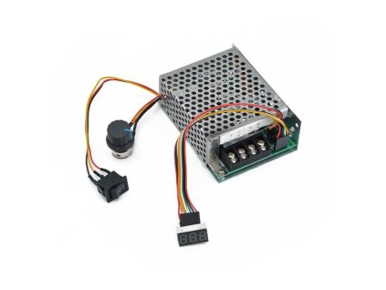 Regulátor otáček PWM stejnosměrných motorů 55V do 40A s Displejem