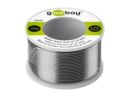 Cín 1.0mm 100g 99,3%Sn 0,7%Cu GOOBAY 40844