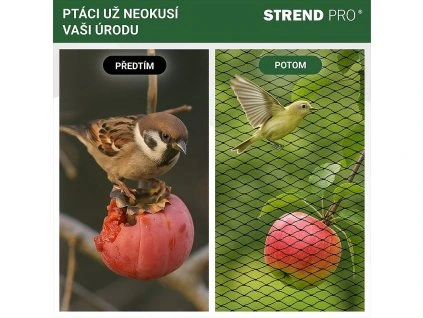 Síť A1205 8x8m, oko 25mm, proti ptákům