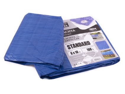 Plachta standard MODRÁ 6x10m