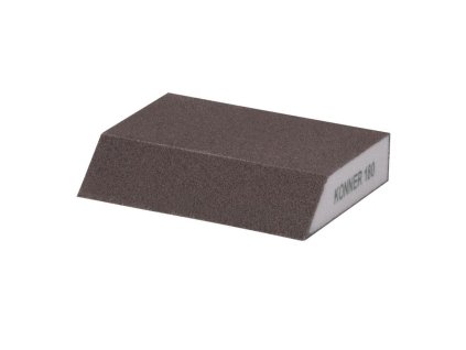 Brusná houba zkosená KONNER 125x90x65x25mm, G180