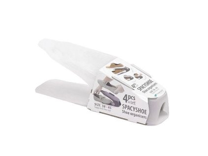Organizér na boty vel. 38-45 transparent, 4ks