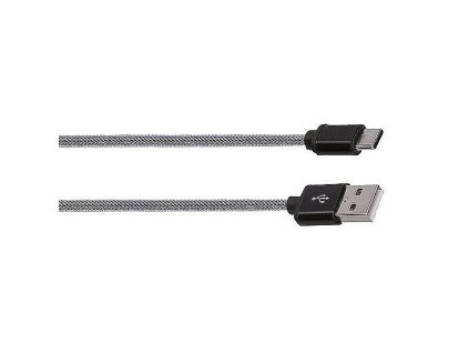 Nabíjecí USB-C kabel, USB 2.0 A - USB-C 3.1, blistr, 2m