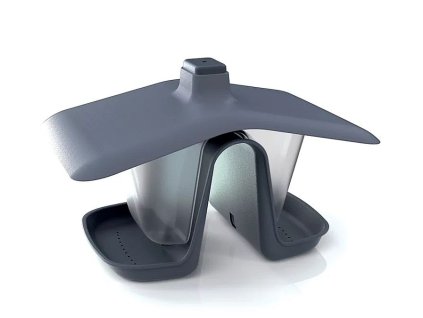 Krmítko pro ptáky BIRDYFEED DOUBLE antracit 28cm
