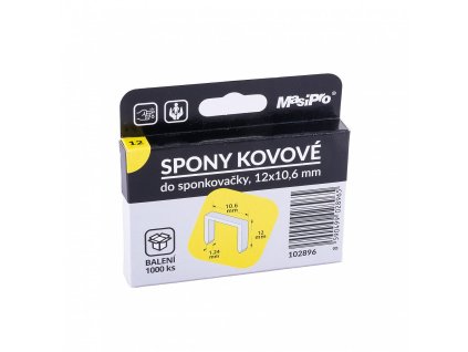 Spony do sponkovačky MasiPro T50 10,6/12 mmx1,24mm 1000ks v balení