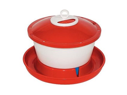 Napáječka plastová RAPID CLEAN CHICKENS 360x250mm, 6l