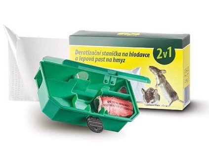 Deratizační stanička na hlodavce 2v1