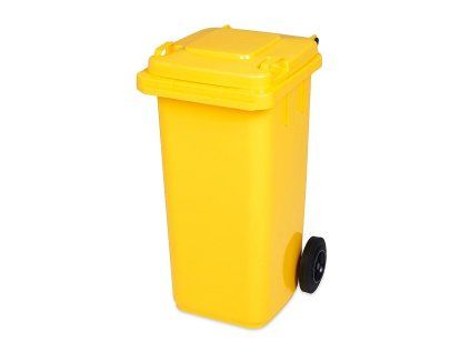 Popelnice hran. 240l PVC-žlutá