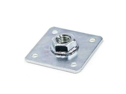 Deska s přivařenou maticí 100x100 M24