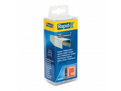 Spony Rapid č. 53, 14mm, 5000ks, plast. krabička