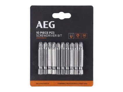 Šroubovací bit PZ3 50mm AEG, sada 10ks