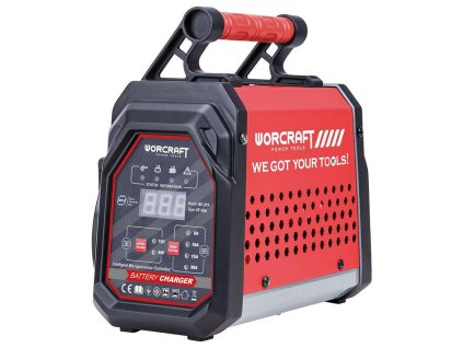 Nabíječka autobaterií Worcraft BC-219, 12/24V, 20A