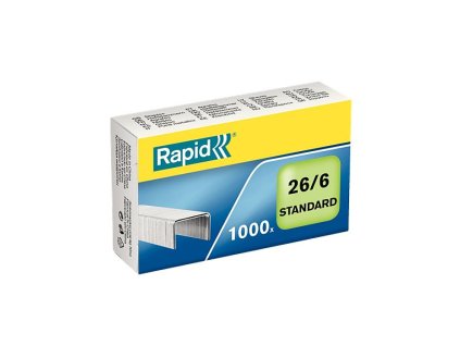 Spony Rapid č. 26, 6mm, standard, 1000ks