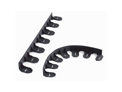 Palisáda okraj 4800x45mm černá