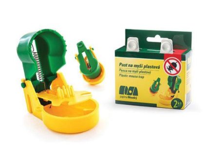 Past na myši 8,5x4,5 cm plastová 2ks (v krabičce)