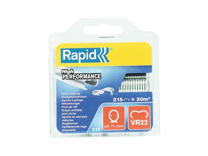 Spony pro vázací kleště Rapid VR22, pozink, 215ks
