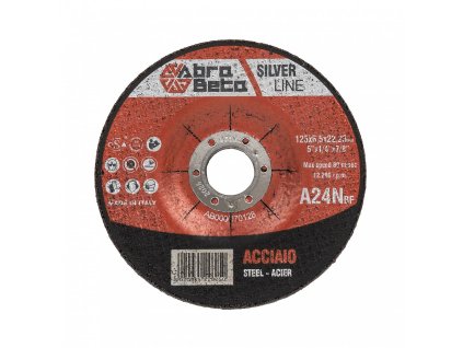 Kotouč brusný vypouklý, na ocel 125x6,5, B/V