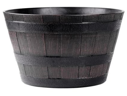 Květináč Woodeff Barel teak, 39x28cm