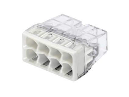 Svorka Wago 2273-208 8x0,5-2,5mm2 transparentní/bílá