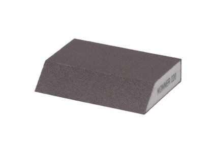 Brusná houba zkosená KONNER 125x90x65x25mm, G220