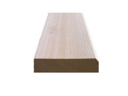 Práh bukový, 80x10x2cm, s fazetou