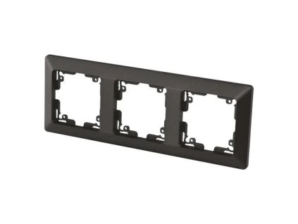 Rámeček trojnásobný EMOS A6004.6 antracit