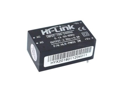 Zdroj spínaný 3,3V/0.9A 3W HLK-PM03