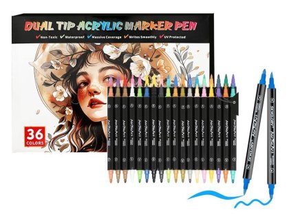 Fixy akrylové LXFA04 36ks