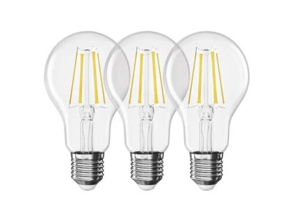 Žárovka Filament LED E27 5,9W bílá přírodní EMOS ZF5D43.3 sada 3ks