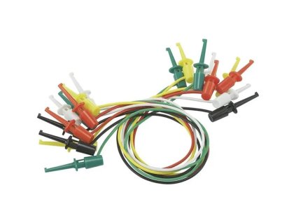 Sada měřicích kabelů s krokosvorkami VOLTCRAFT 128912