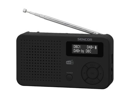 Rádio SENCOR SRD 7210B DAB+/FM/BT/USB
