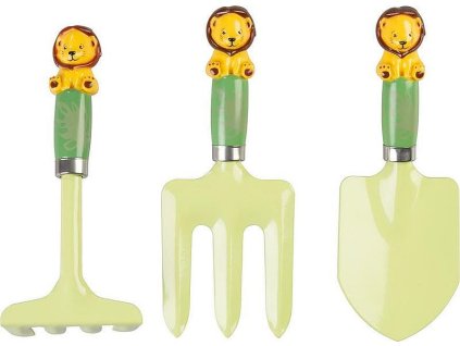 Sada zahradního nářadí dětská ABS+ocel, 3-dílná