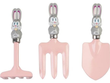 Sada zahradního nářadí dětská ABS+ocel, 3-dílná