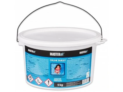 Chlor tablety MASTERsil kbelík, 5kg (tabl. 200g)