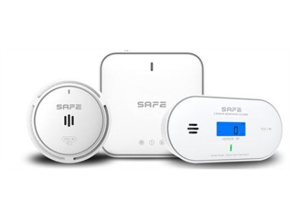 Detektor plynu SAFE SET FIRE & CO sada 3ks
