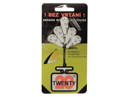 Háček UNIVERZAL bílý, blistr