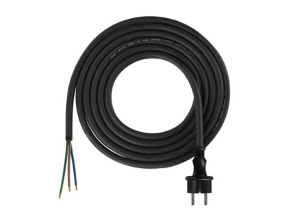 Flexo šňůra gumová 3x1,5mm2 3m černá EMOS S03230