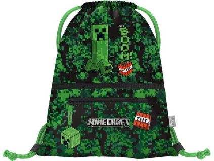 Sáček s kapsou BAAGL Minecraft Boom