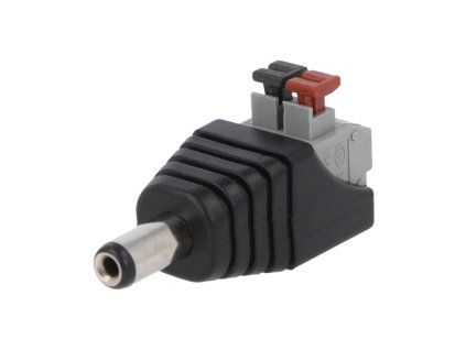 Konektor DC 2,1mm svorka s pružinou