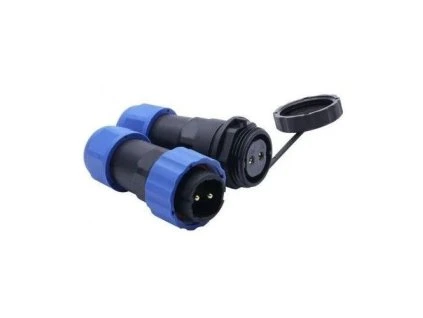 Konektor a zdířka SP/SD20-2P vodotěsný na kabel