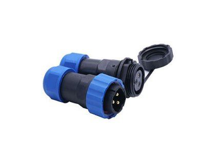 Konektor a zdířka SP/SD20-3P vodotěsný na kabel