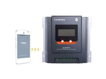 Solární regulátor MPPT Lumiax MT3075-BT, 12-24V/30A, bluetooth