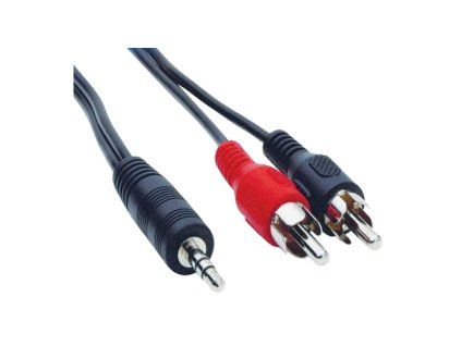 Kabel HADEX JACK 3.5 stereo/2xCINCH 10m