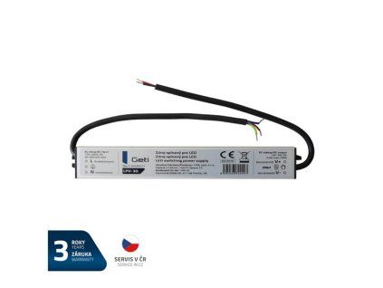 Zdroj spínaný pro LED 12V/ 30W GETI LPV-30