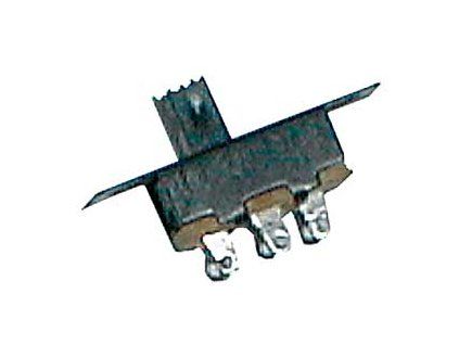 Přepínač šoupátkový-malý 2pol./3pin